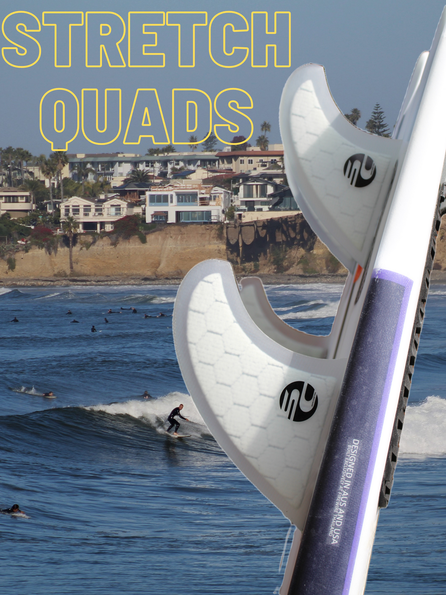 After Market Stretch Quad Keyless Double Tab - Clear