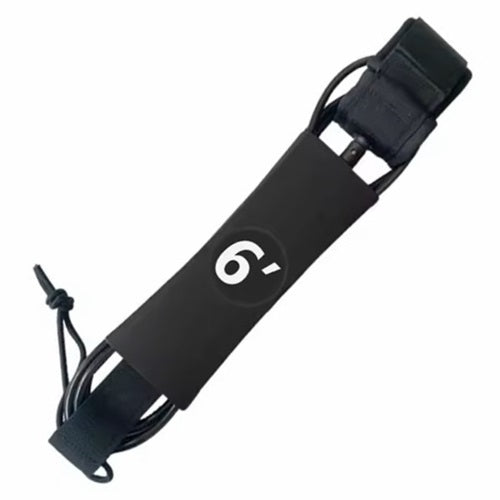 Surfboard Leash - 6' Black